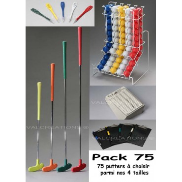 pack 75 Accessoires pour minigolf