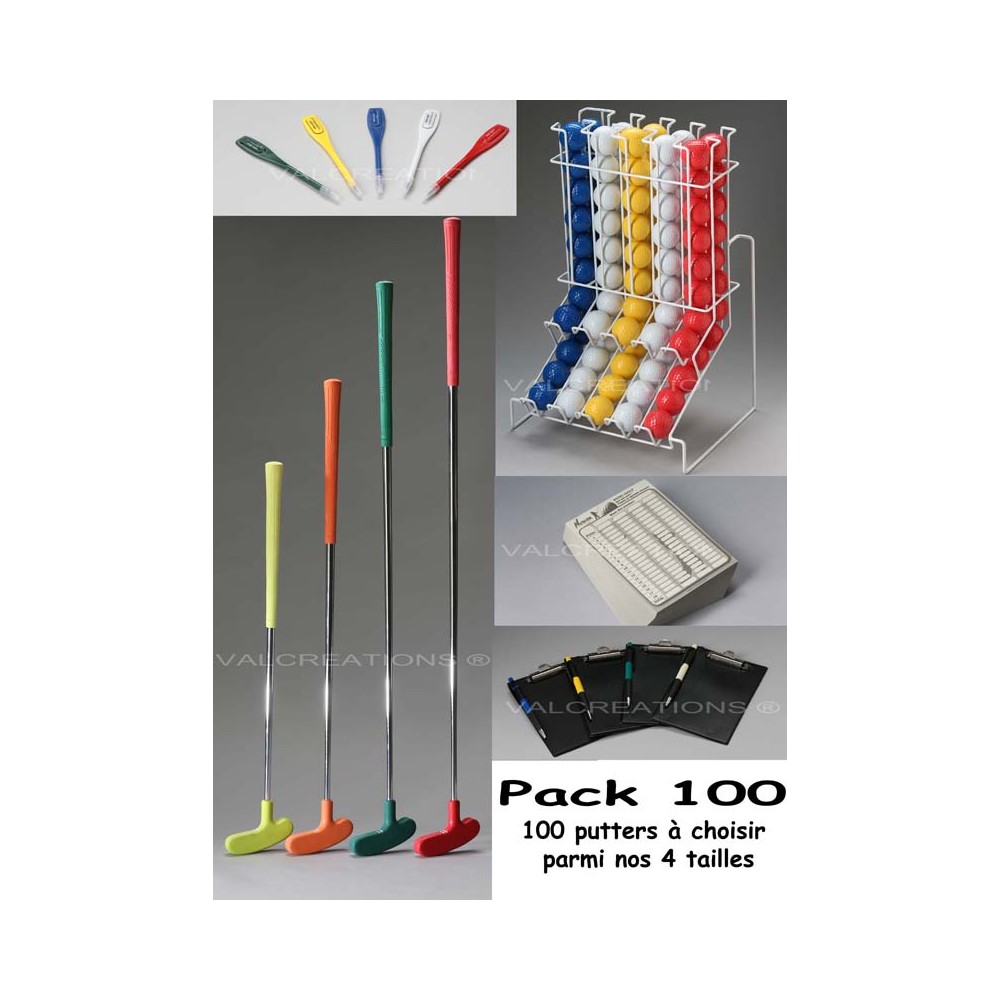 Pack 100 accessoires pour minigolf
