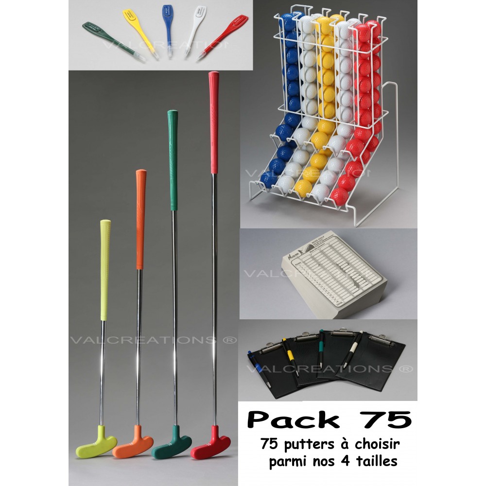 Pack 75 :  accessoires pour minigolf
