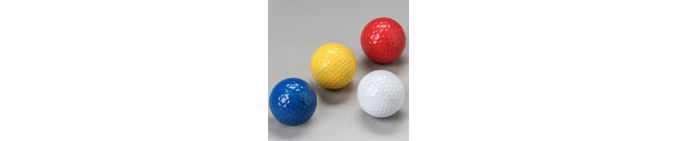 Balles de minigolf à faible rebond