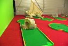 mini golf itinérant en intérieur