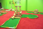 mini golf itinérant en intérieur